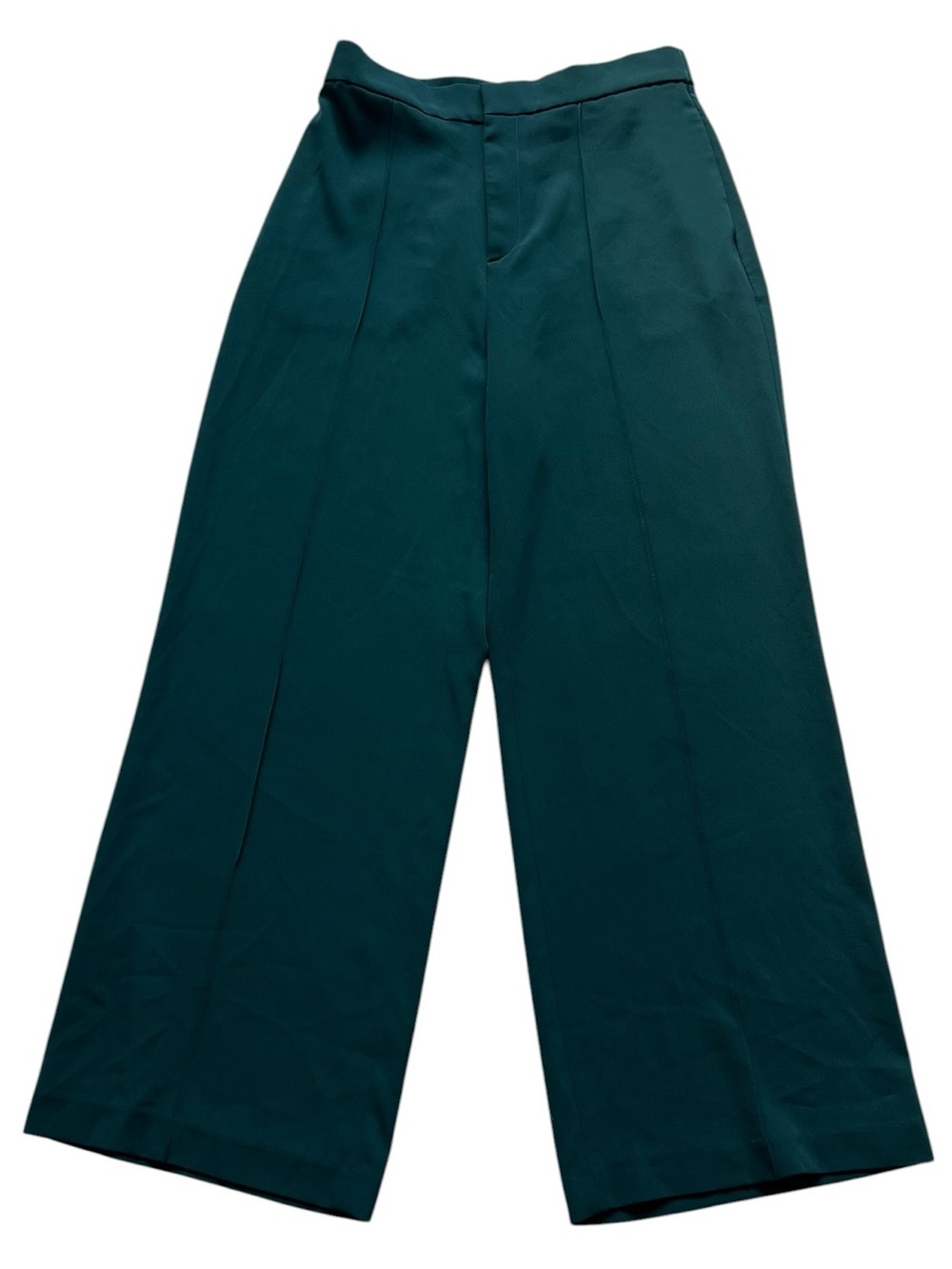 UNIQLO Wide-Leg Trousers Dark Green Size 4